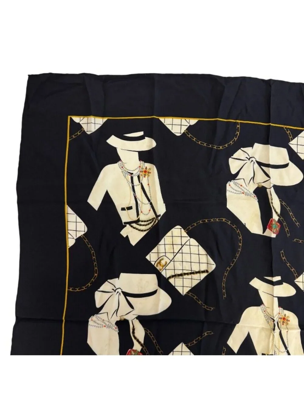 Chanel Mademoiselle Quilted Scarf
